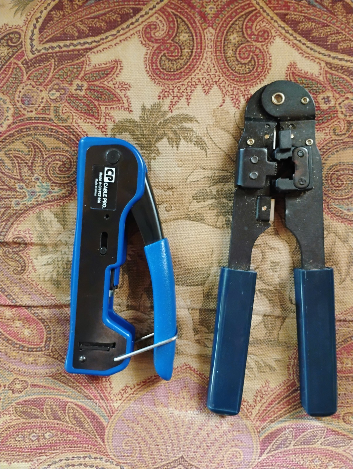 RG6/RG59 Cable compression tool and 8P8C RJ45 Crimping tool. 2 for 1 deal.