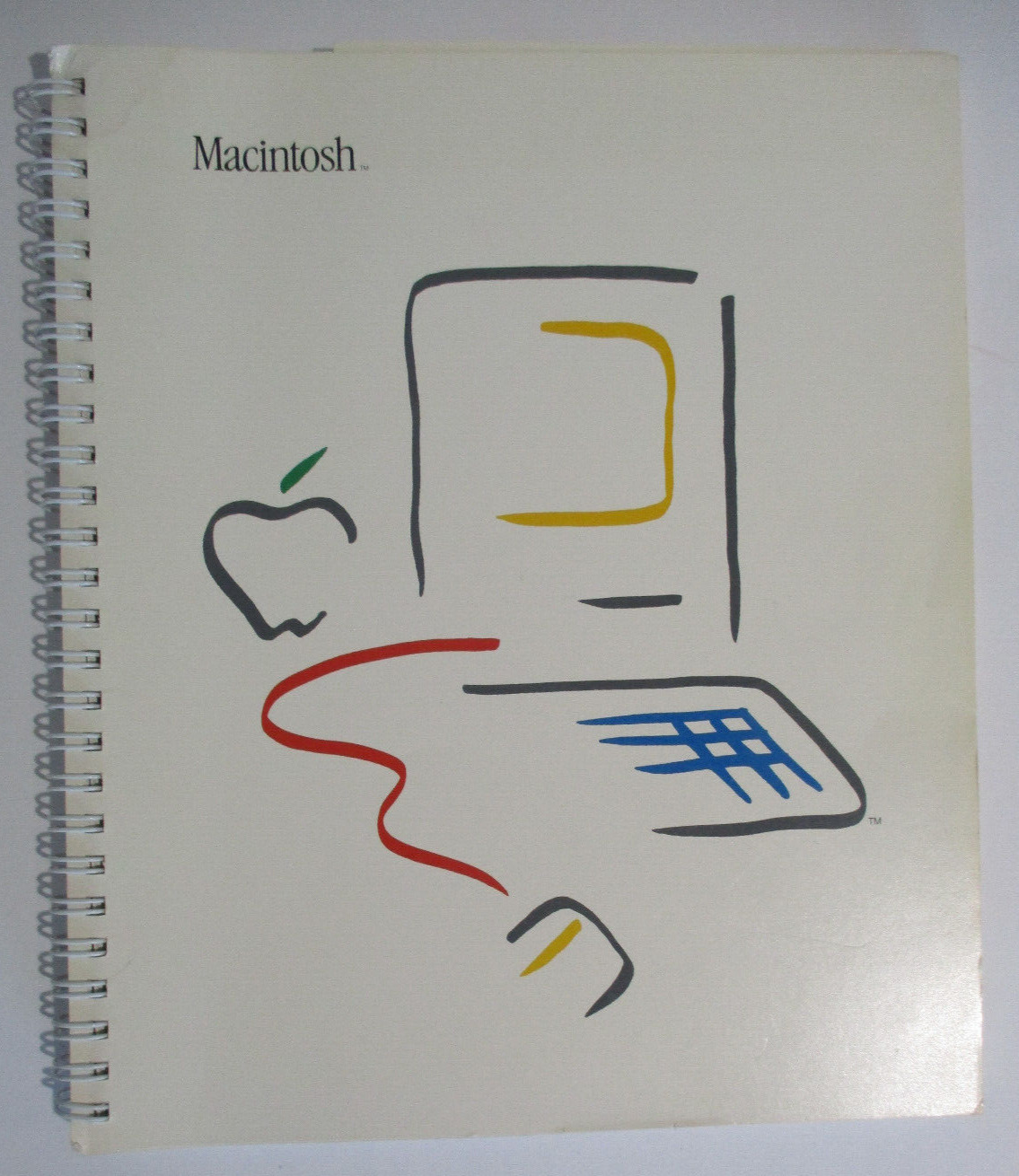 Vintage 1984 Apple Macintosh Computer Manual M1500 030-0687-B Spiral Original
