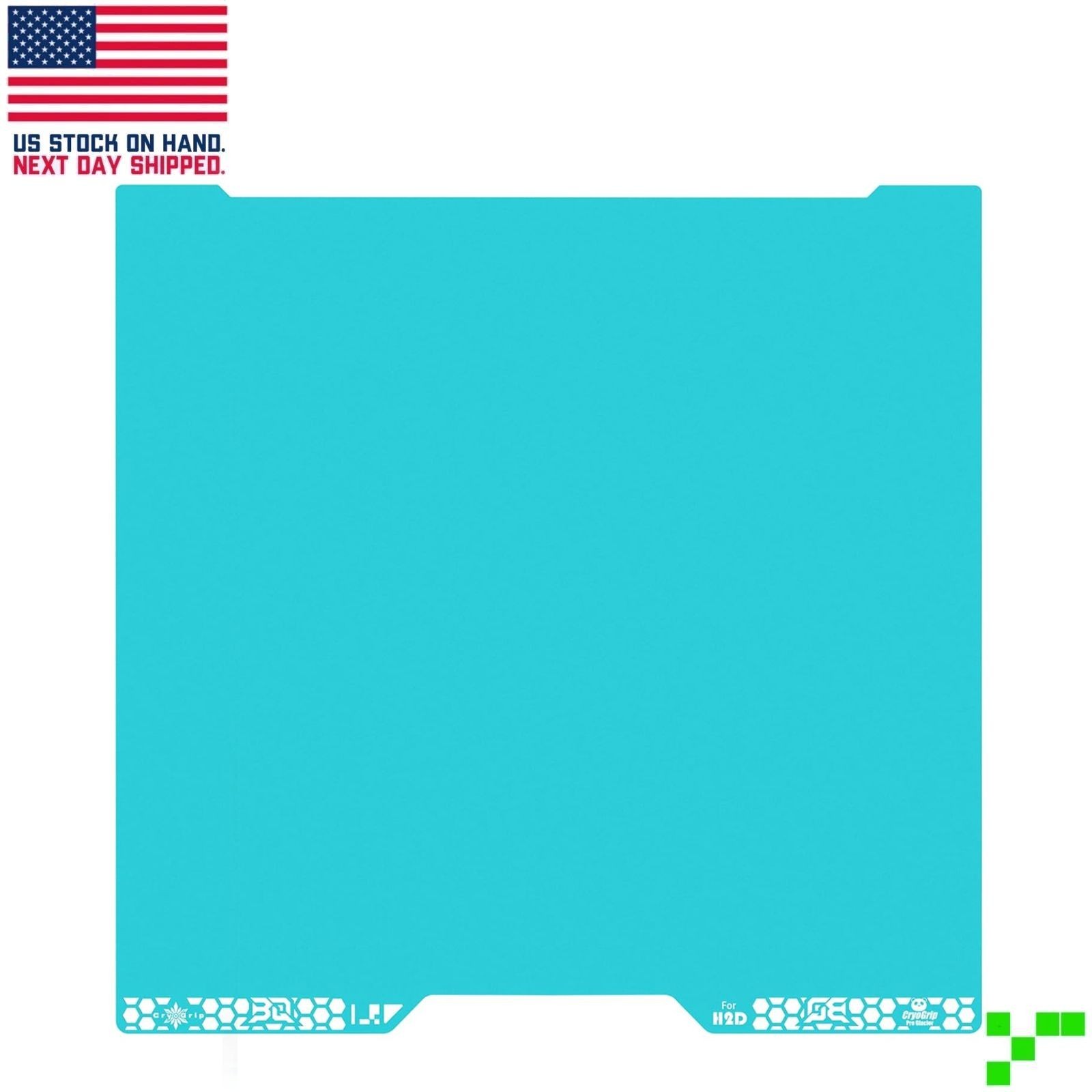 CryoGrip Pro Glacier Low Temp Build Plate for Bambu-Lab H2D H2S 346*355MM-H2D/S