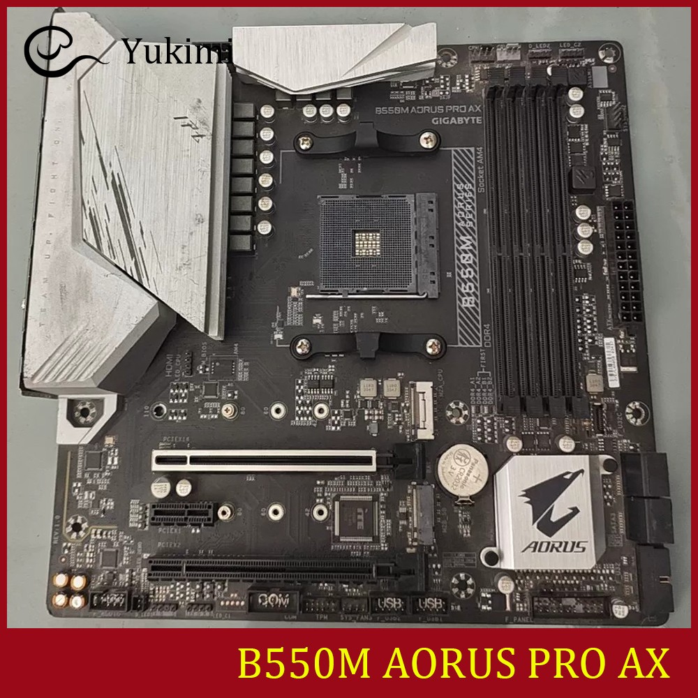 FOR GIGABYTE B550M AORUS PRO AX  DDR4*4 128GB AMD AM4 Micro ATX Ｍotherboard