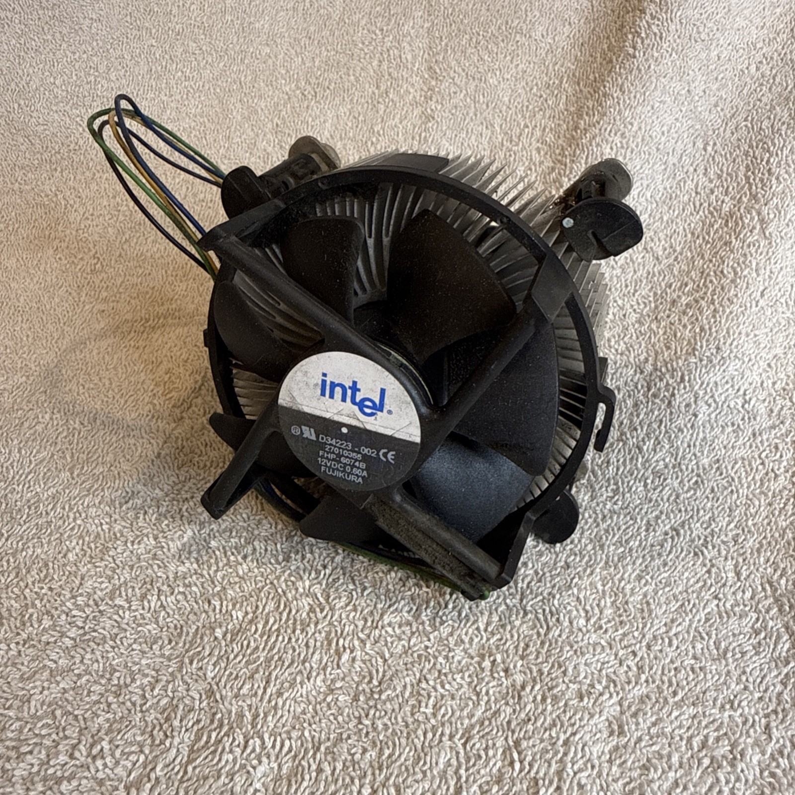 Used Intel Desktop Cooling Fan & Heatsink- D34223-002 w/ Warranty & 