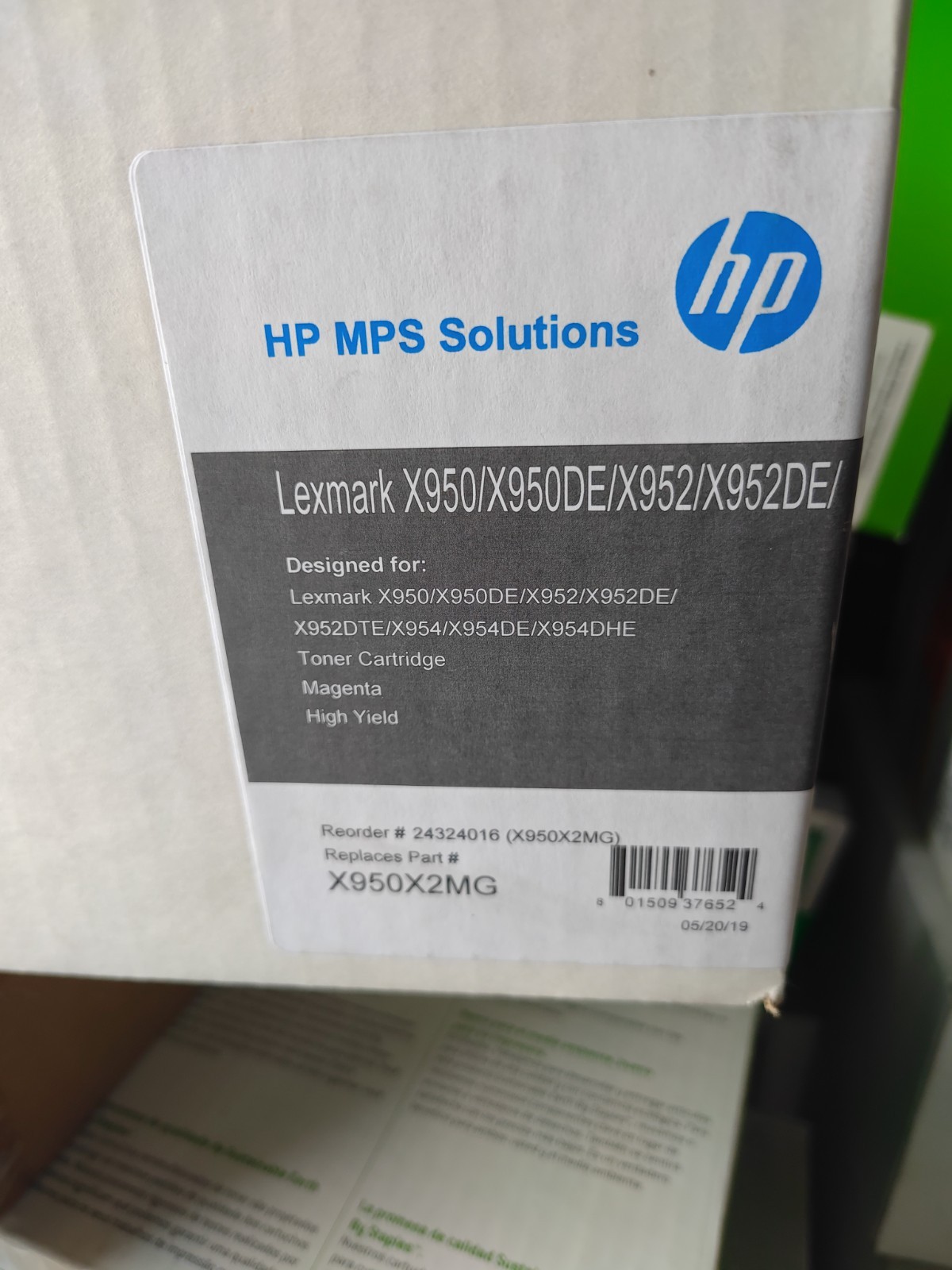 For Lexmark X950X2MG Magenta Extra High Yield Toner Cartridge 