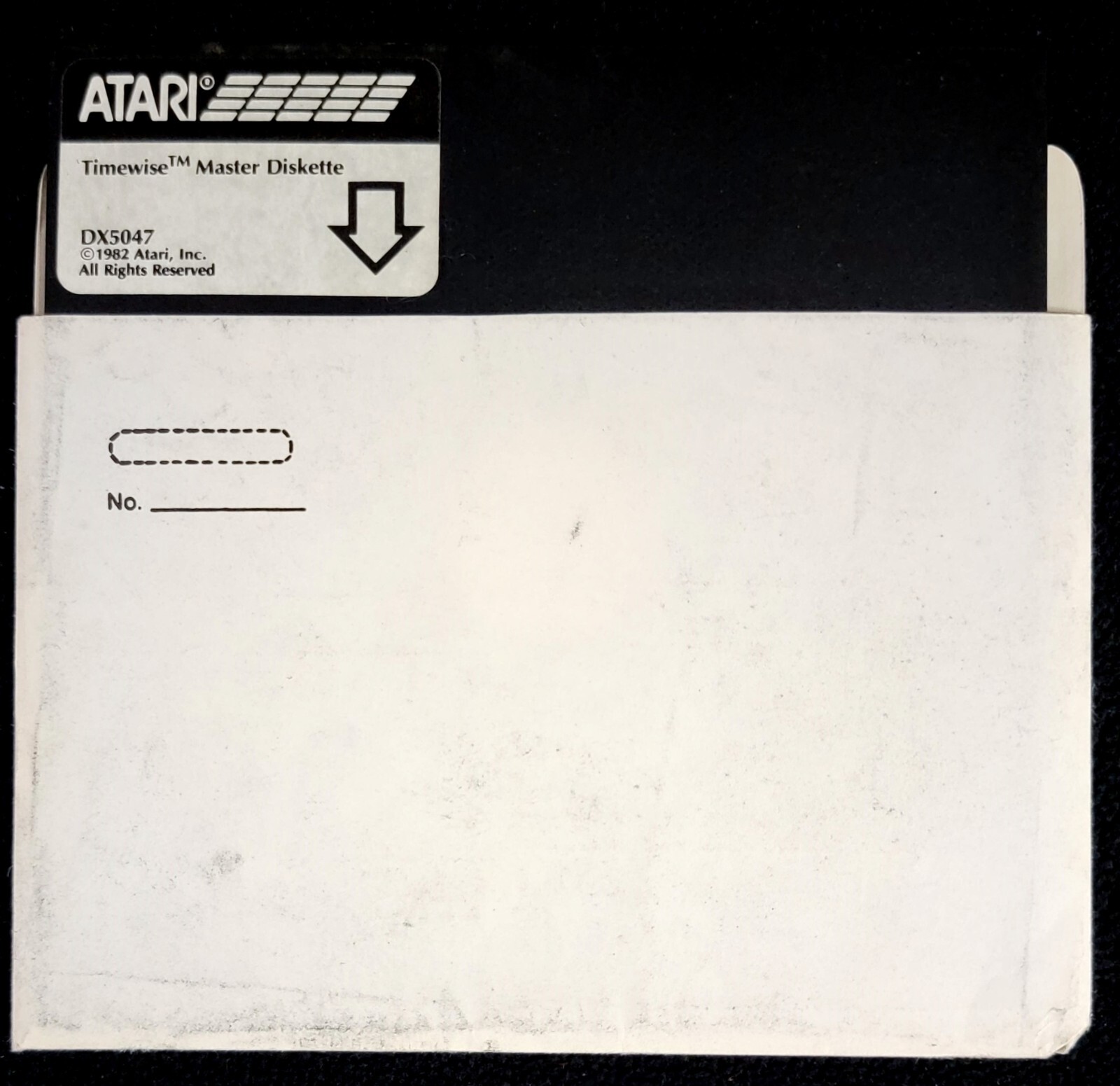 Atari Timewise Master Diskette DX5047 Atari 400/800 Disk Only Untested