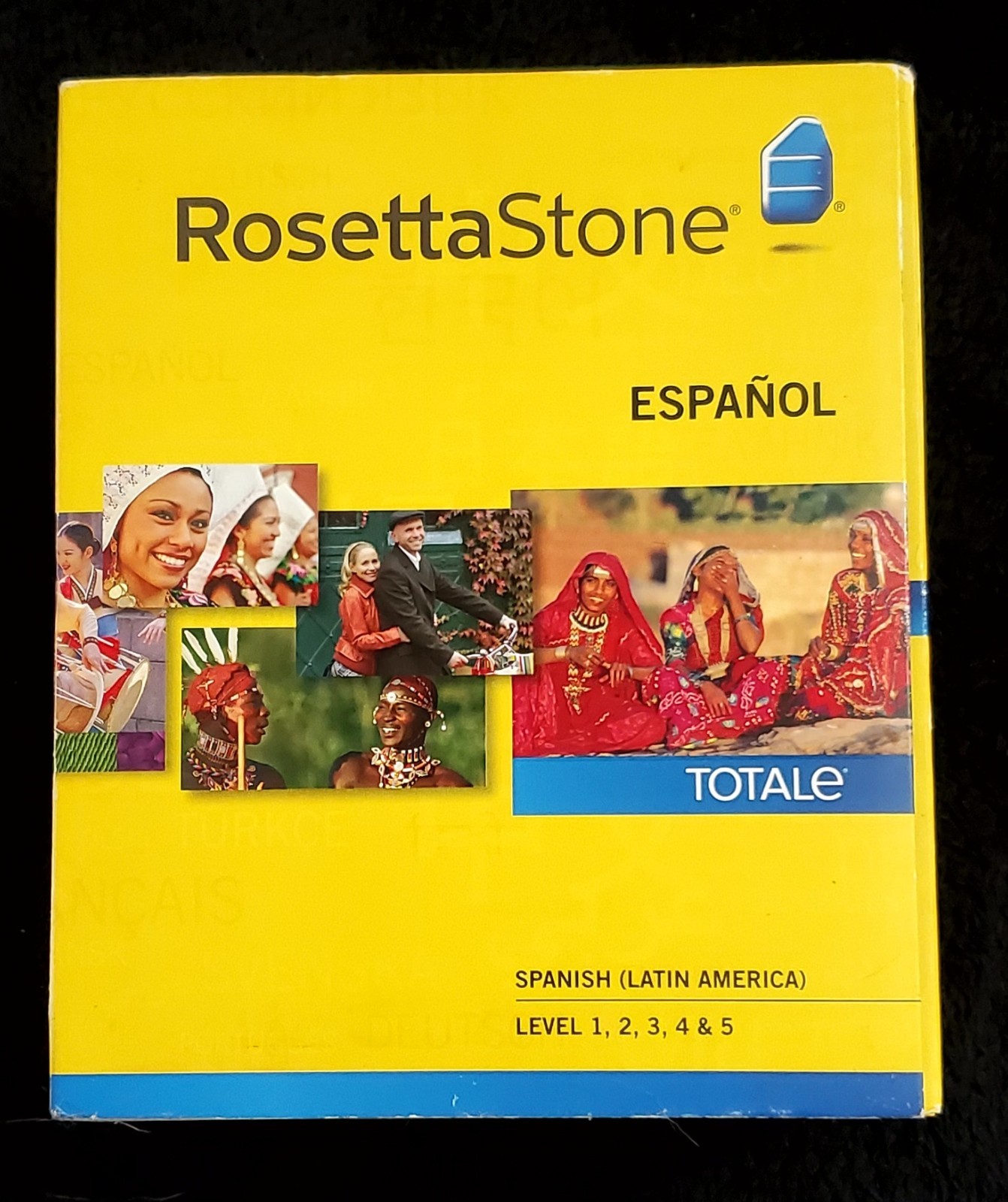 Rosetta Stone Spanish Level 1-5 CD ROM Version 3 Complete Set  NEW SEALED
