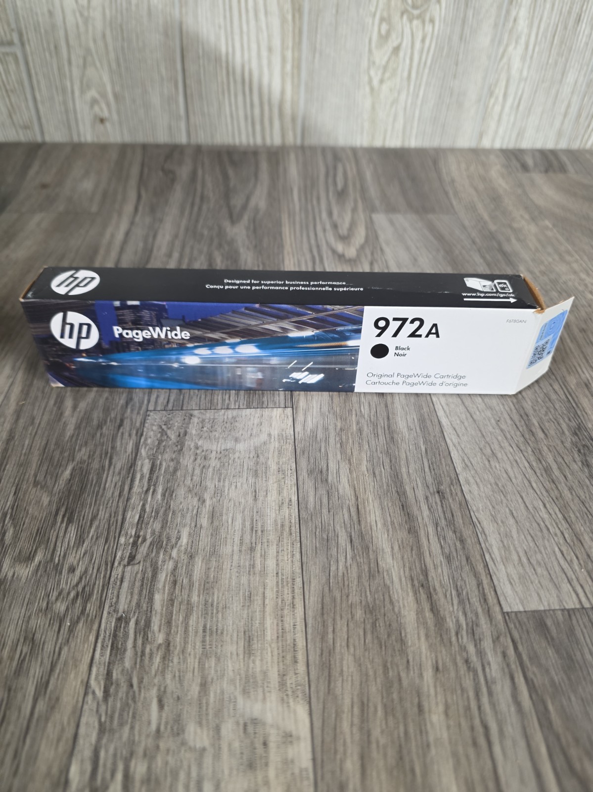 GENUINE HP 972A, F6T80AN BLACK INK PAGEWIDE OPEN BOX EXP. 10/24