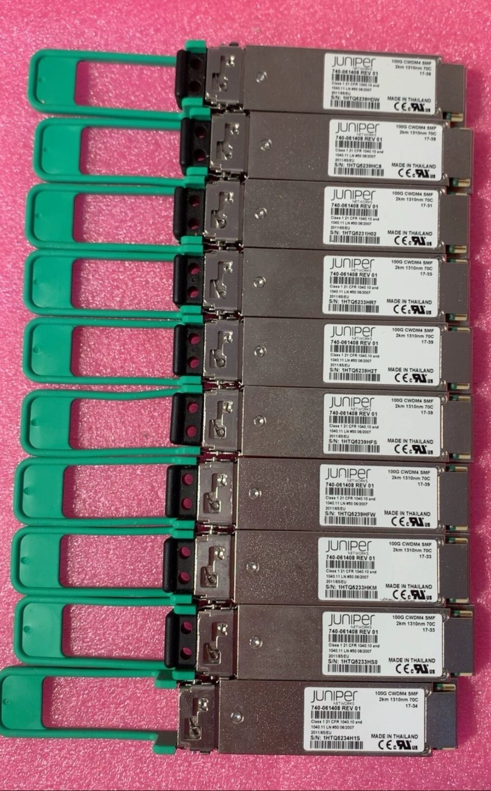 1pcs Juniper 740-061408 JNP-QSFP-100G-CWDM 100G CWDM4 SMF 2KM 1310NM 70C Module