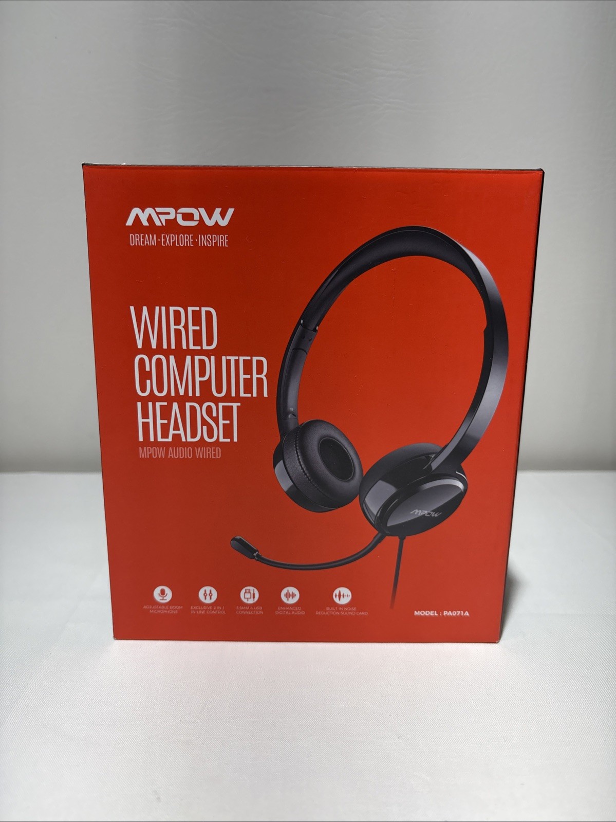 MPOW USB Headset w/ Microphone Noise Reduction - PA071A