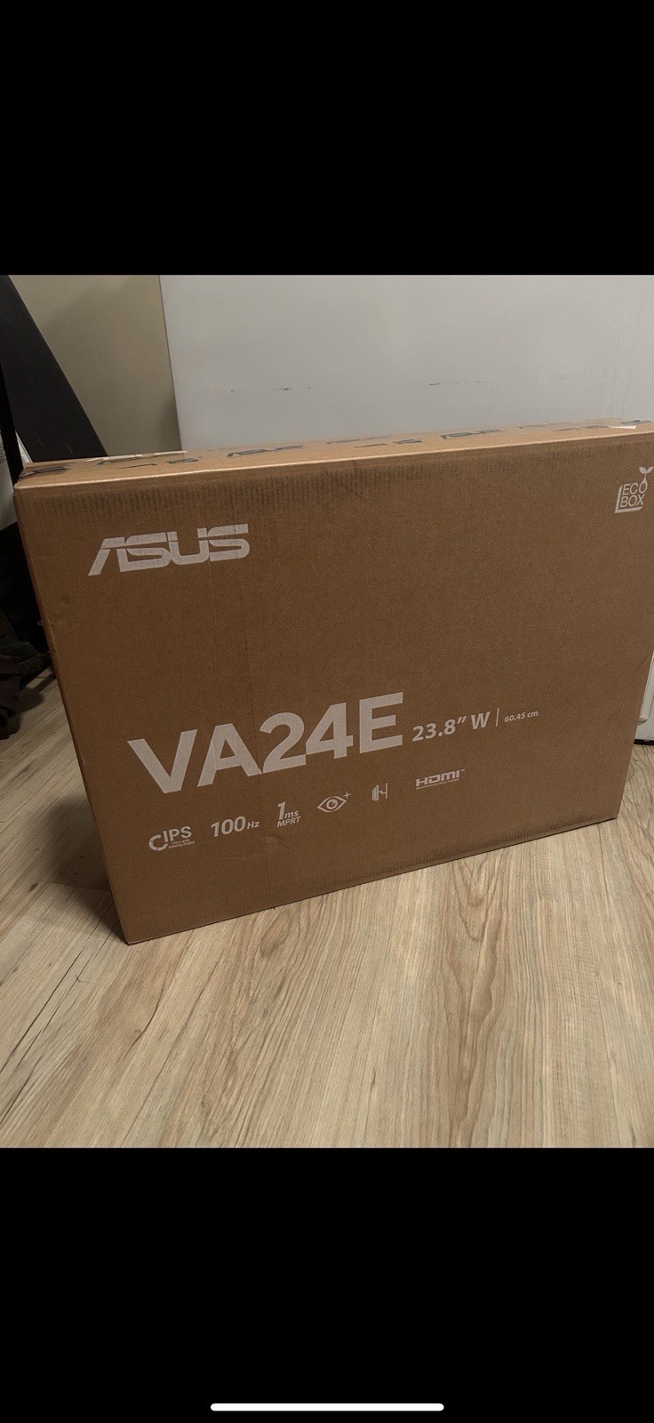 NEW ASUS VA24E 23.8 Inch Flat Panel LED Monitor - Never Used