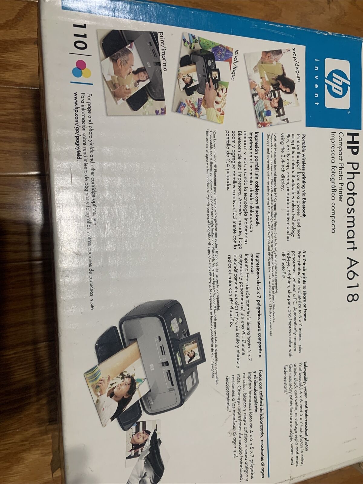 HP Photosmart A618 Digital Photo Inkjet Printer