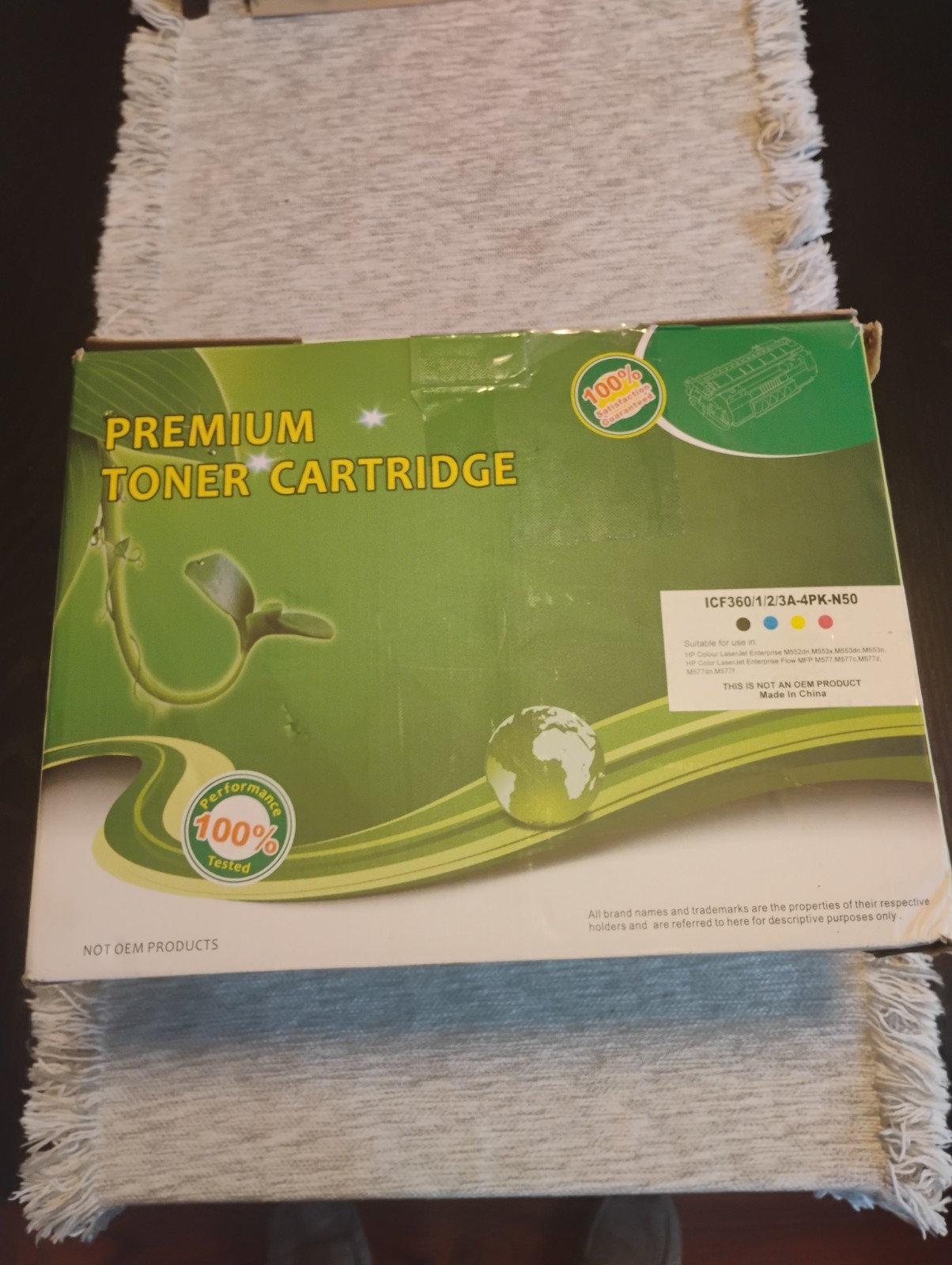 508A Toner Cartridge Set, 4 pk Black, Cyan, Magenta, Yellow Color Enterprise