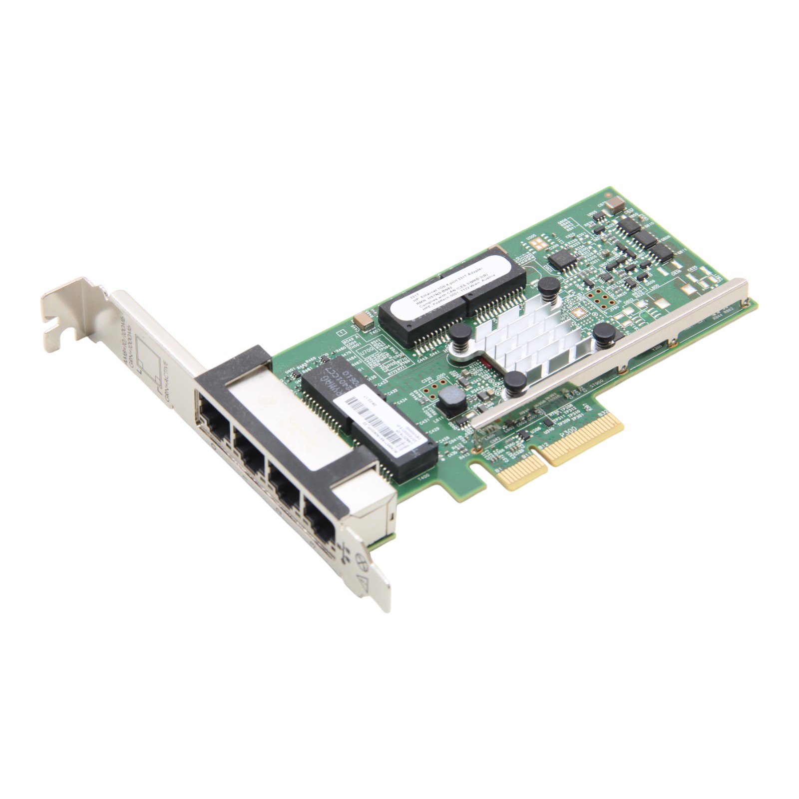 HP 331T HSTNS-BN82 649871-001 Quad Port PCIe Gigabit Ethernet Network Adapter