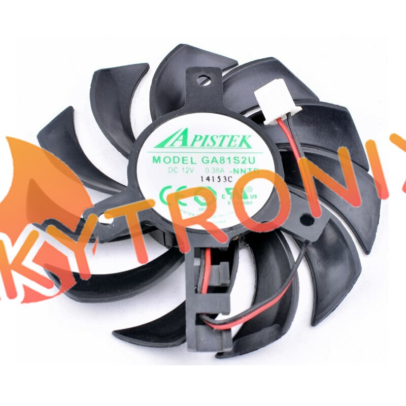 GA81S2U-NNTB GT630 diameter 75mm hole 40mm graphics card cooling fan