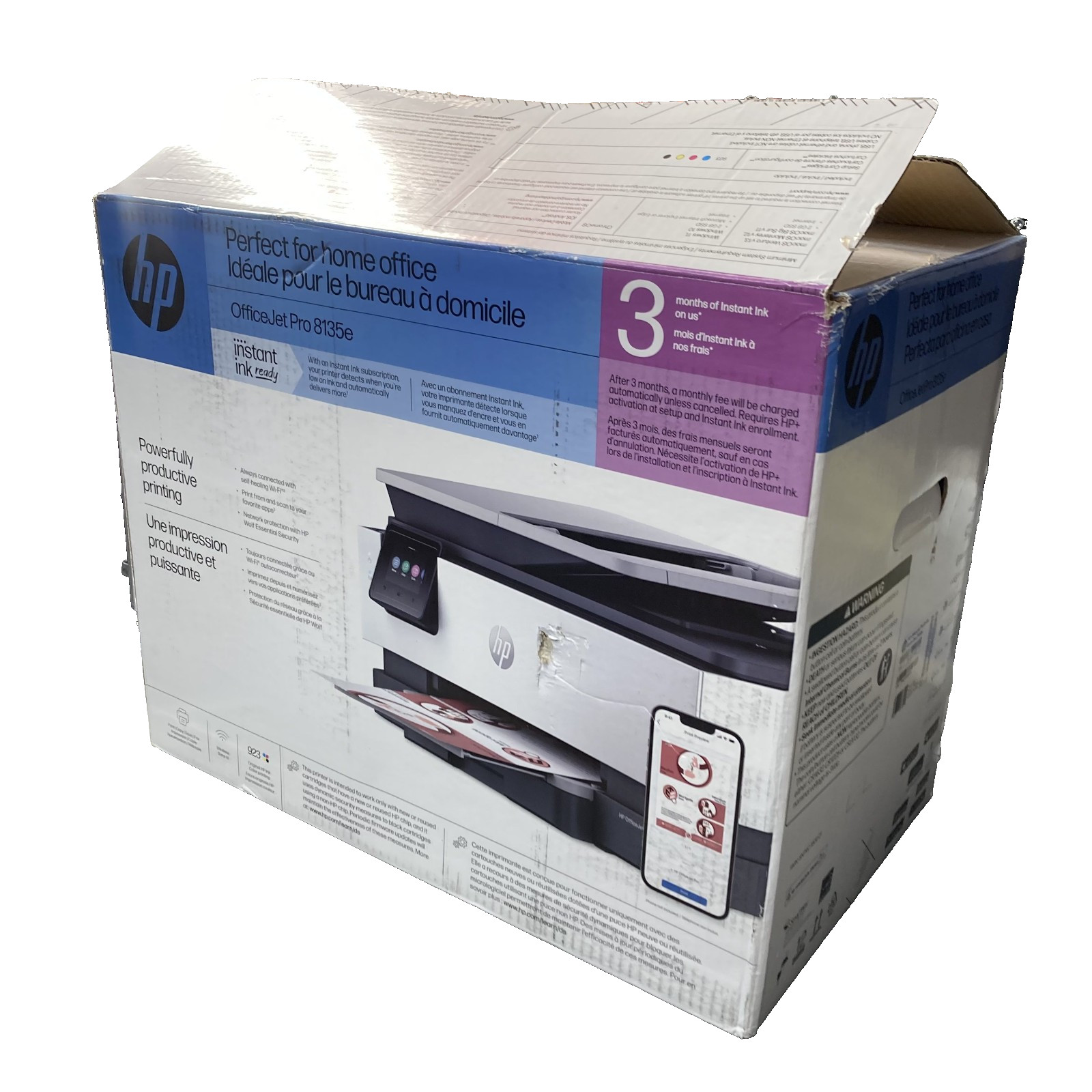 HP OfficeJet Pro 8135e Wireless All-in-One Color Inkjet Printer