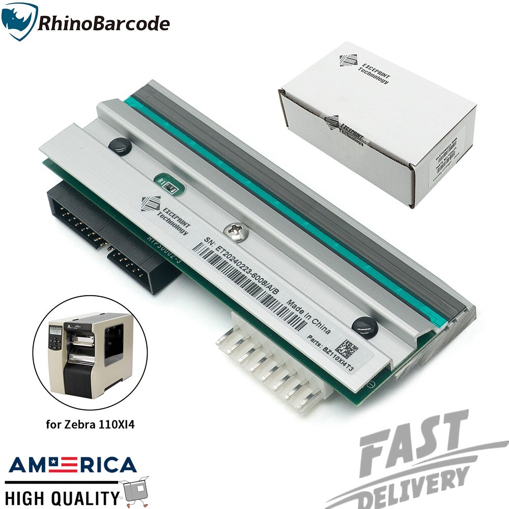 P1004232 Printhead For Zebra 110xi4 Thermal 300Dpi Printer US Ship