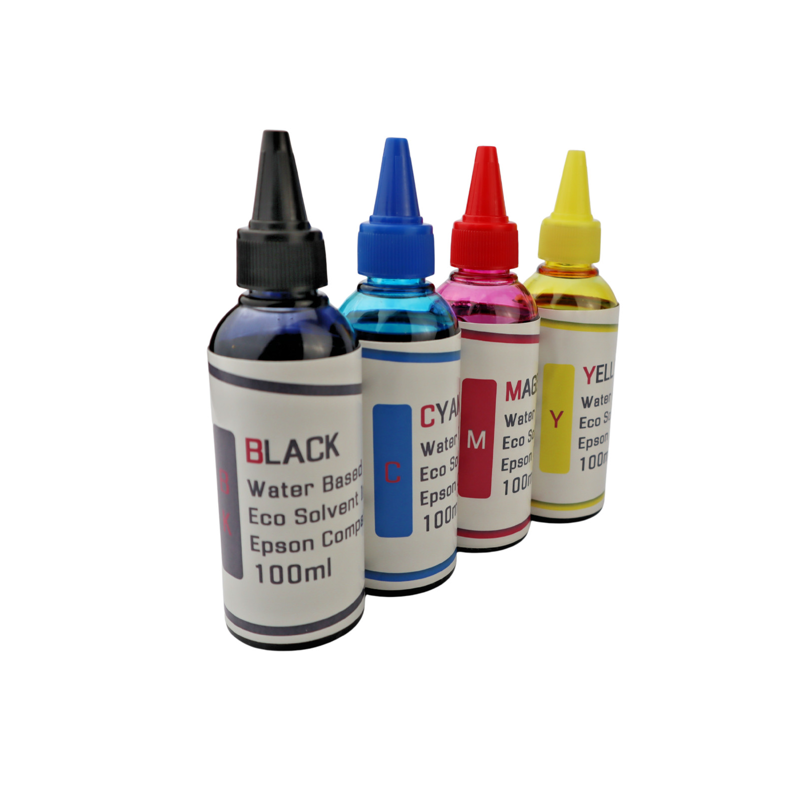 4- 100ml bottles Eco Solvent Water Based Ink for Epson XP-4200 XP-4205 Printers