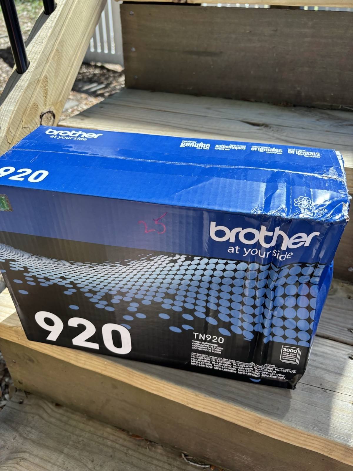 Brother Genuine TN920 Black Toner Cartridge TN-920 Sealed Deformed Box