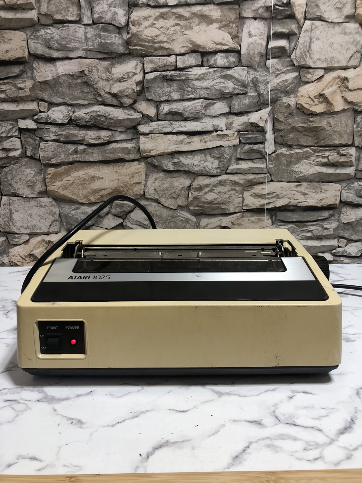 Vintage 1982 Atari 1025 Printer- Powers On Untested