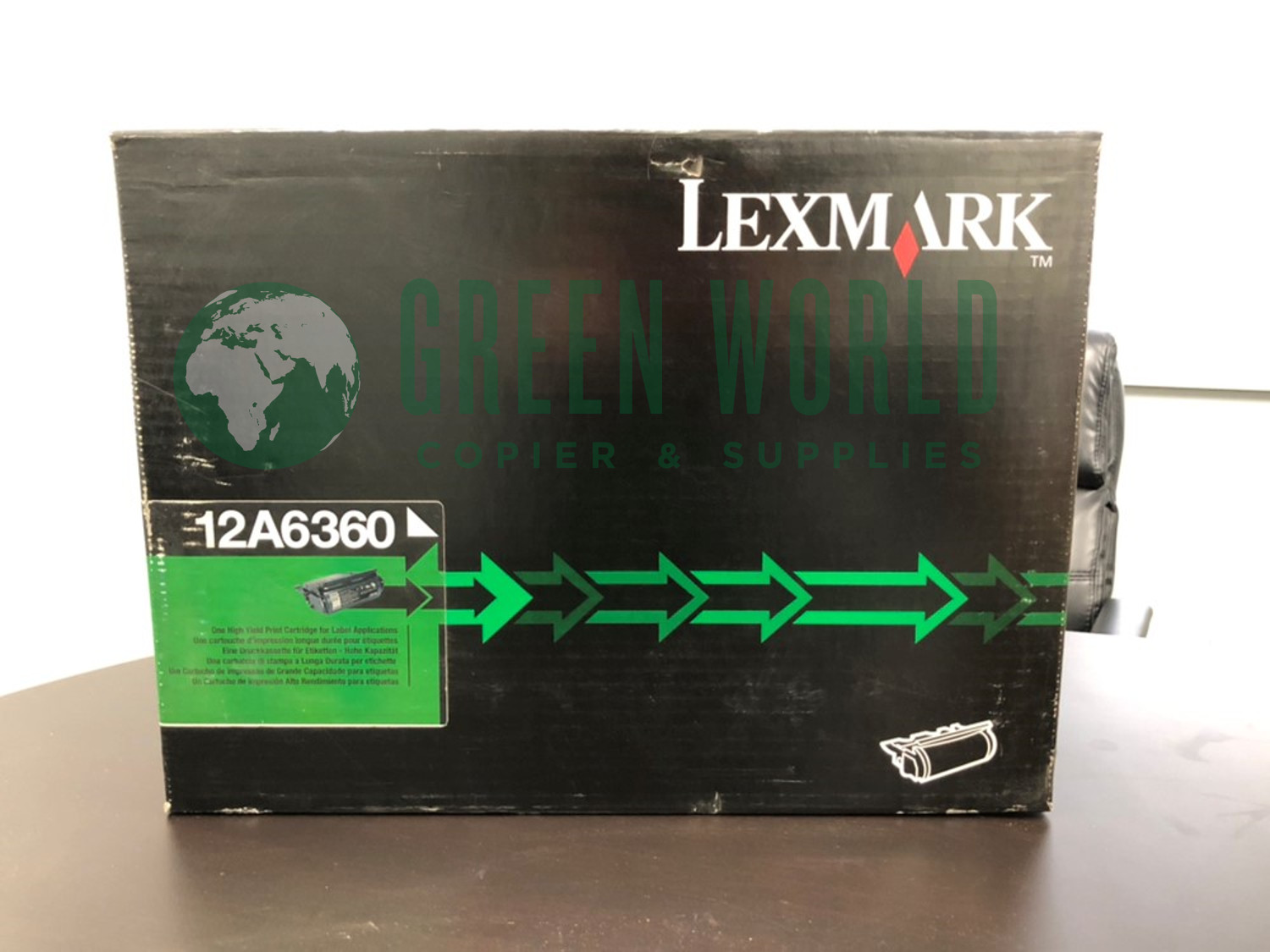 LEXMARK 12A6360 Standard Yield Black Toner Cartridge