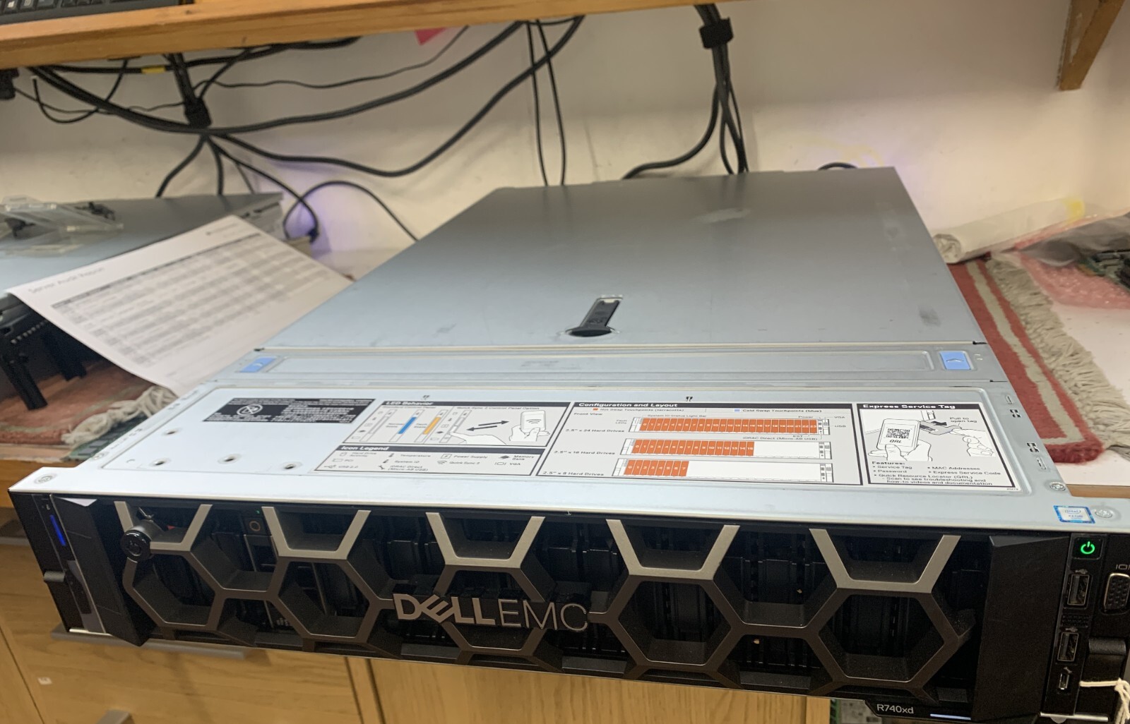 Dell VXRAIL P570F HCI Server - VMWARE VSAN Cloud Foundation - Dual 8160 15TB SSD
