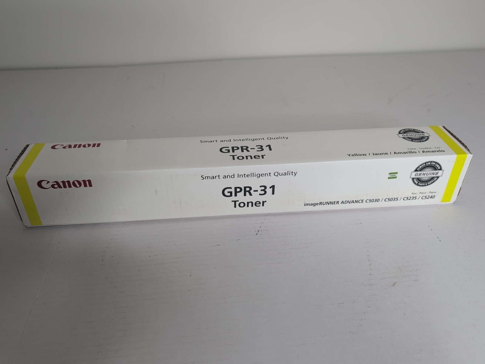 Genuine Canon 2802B003AB  GPR-31 Yellow Toner Cartridge Brand New factory Sealed