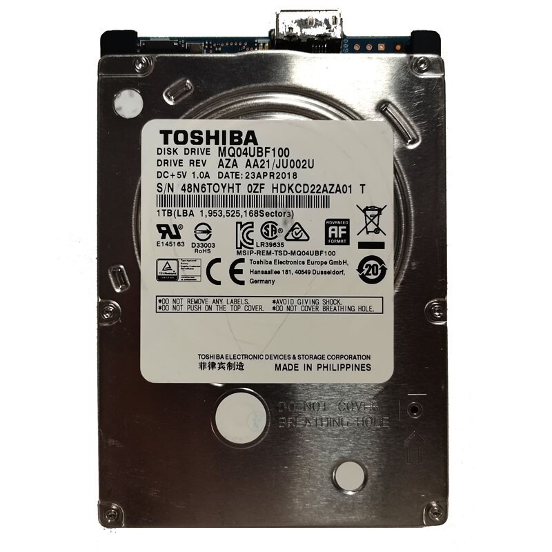 Compatible Toshiba 1TB MQ04UBF100 2.5" USB 3.0 Portable External Hard Disk Drive