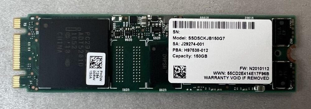 Intel SSDSCKJB150G7 DC 150GB Solid State Drive SATA 6Mbps