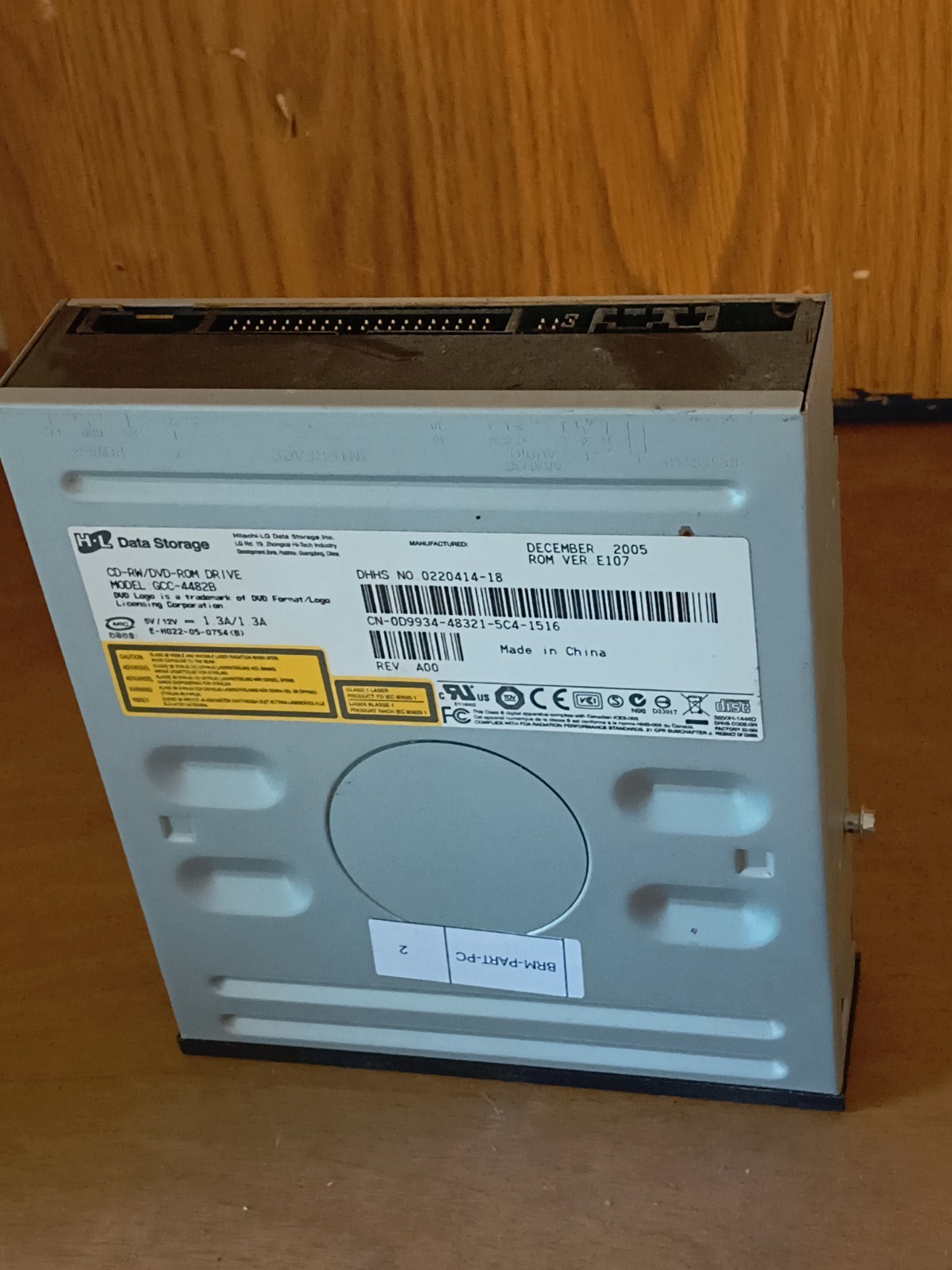 HL Data Storage GCC-4482B CD-RW DVD-ROM IDE Combo Drive for Lenovo 48x32x48x/16x