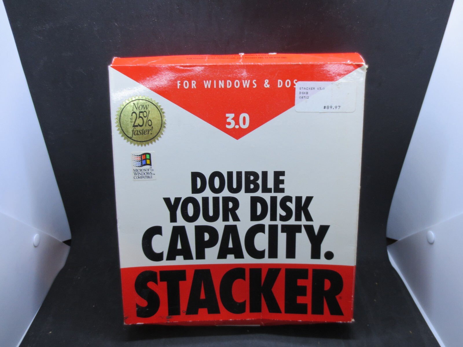 Vintage Stacker Software - Doubles Your Disk Capacity (PC, 1992) Rare Find 