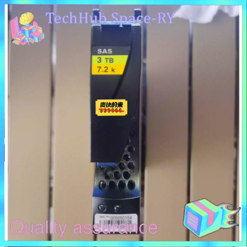 005050154 DELL EMC VMAX 10K 3T 3TB SAS 7.2K 520BPS Hard Drive