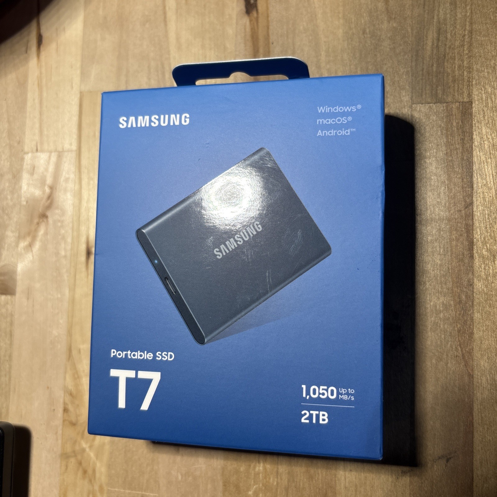 Samsung T7 2TB USB-C Portable External SSD - Black (MU-PC2T0T)