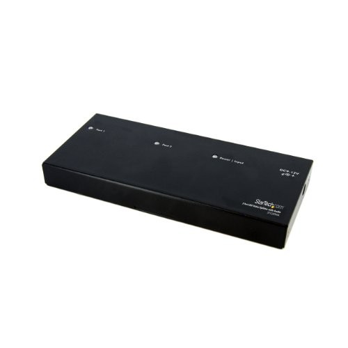 Startech 2 Port Dvi Video Splitter With Audio - 1 X Dvi-i (dual-link) Video In