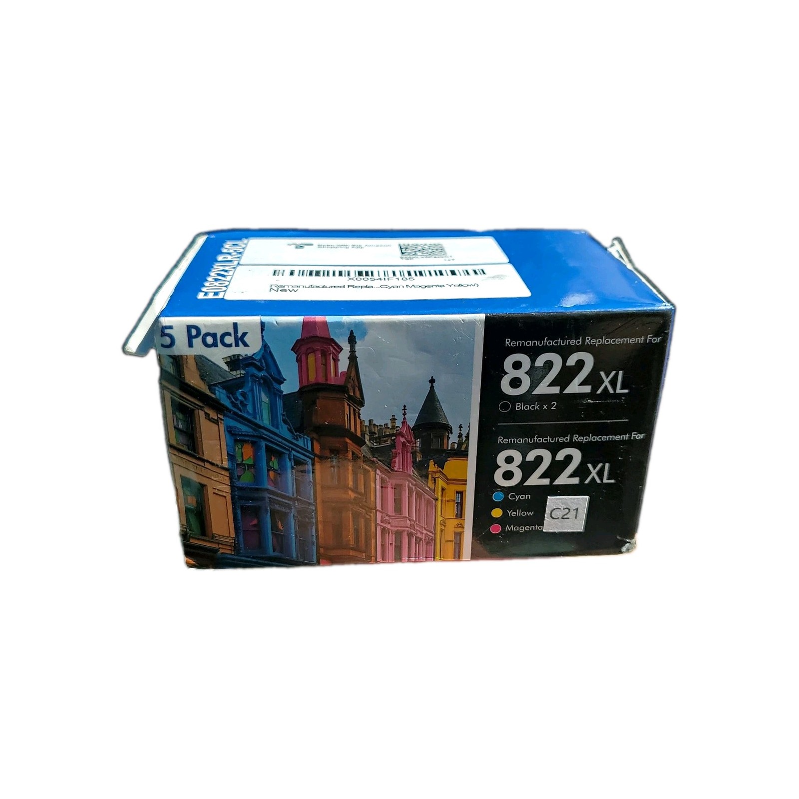 Premium Office Supplies 822XL Ink Cartridges for Epson 4 Pack (Black, CMYK)