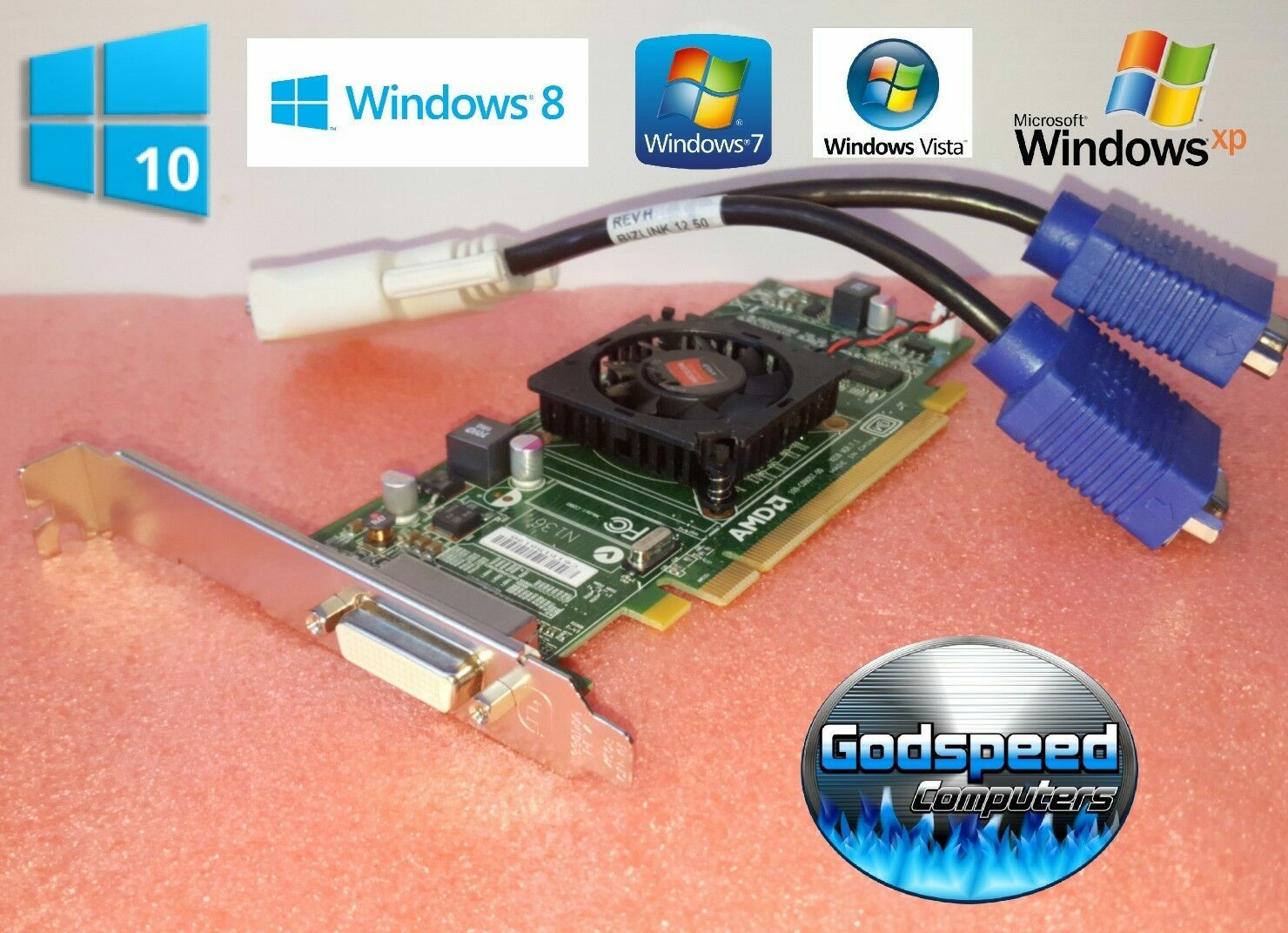 HP Pavilion Media Center a1632x a1642x a1646x a1657c a1777c Dual VGA Video Card