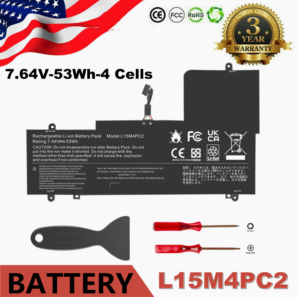 L15L4PC2 L15M4PC2 battery Genuine For Lenovo Ideapad Yoga 710-15IKB 710-15ISK