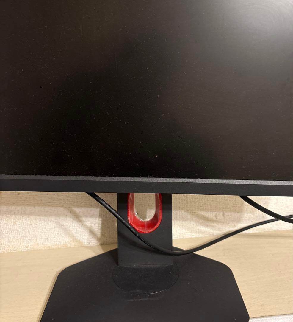 BenQ ZOWIE Gaming Monitor with Red Logo and Stable Base Stand