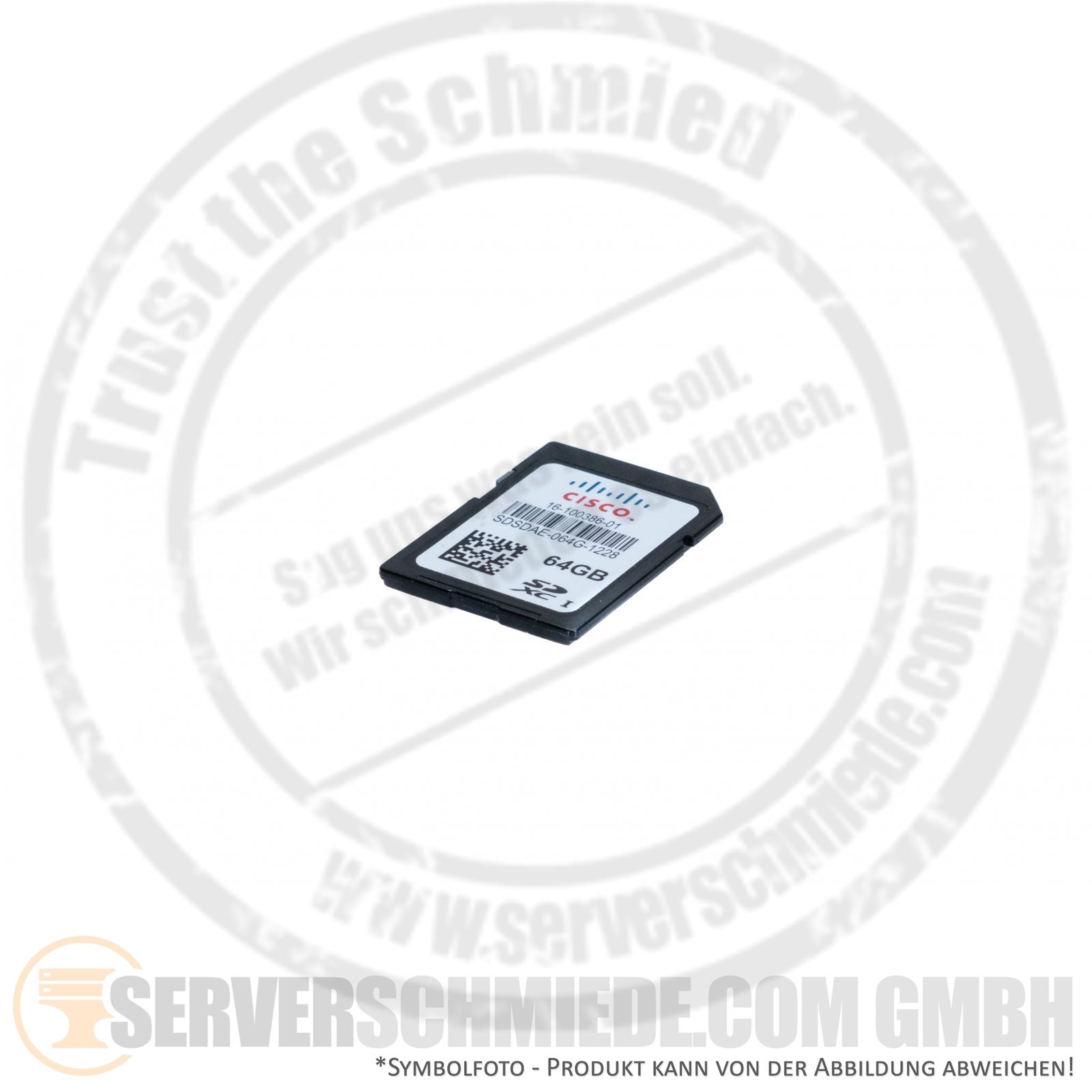 Cisco 64GB SD card 16-100386-01 SDSDAE-064G-1228
