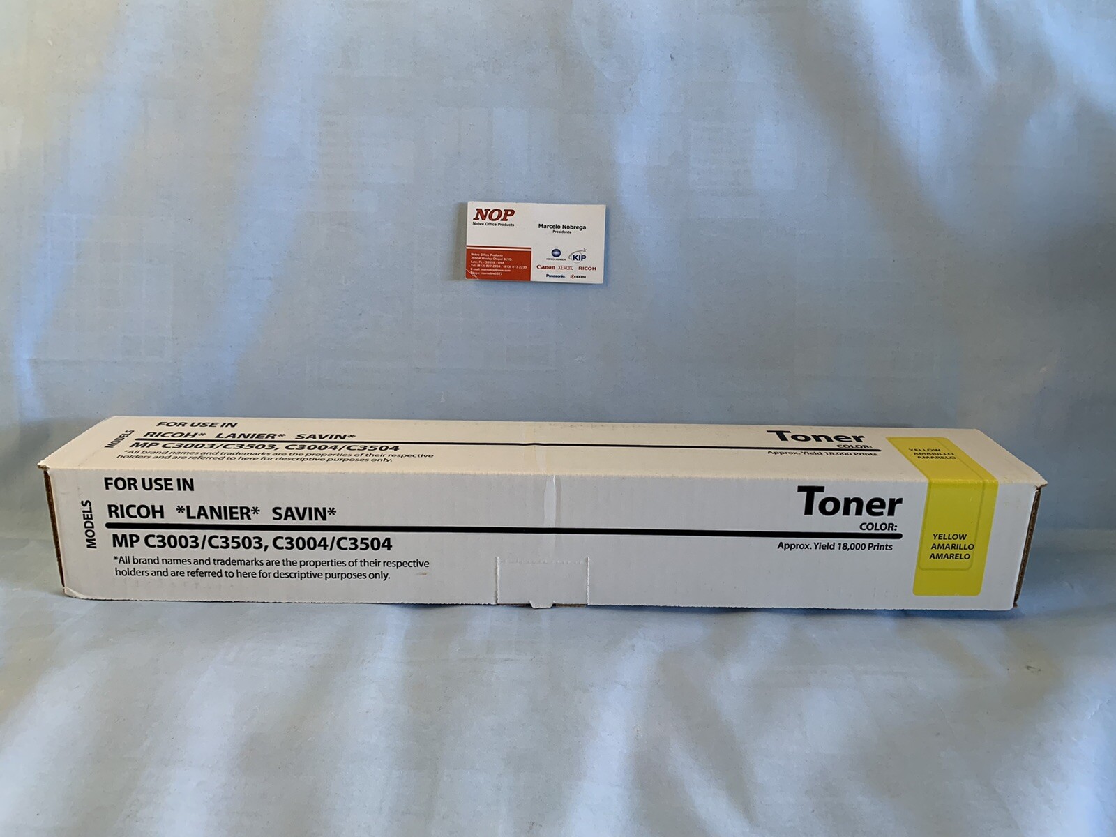 RICOH TONER MP C3003 C3503 C3004 C3504 841814, 841818 YELLOW TONER