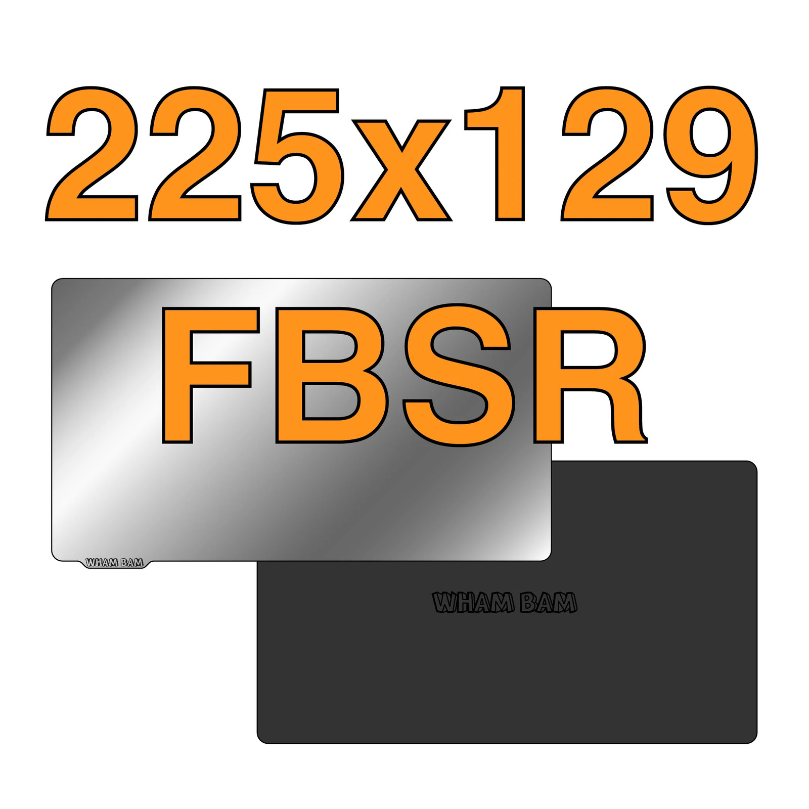Wham Bam 225x129mm Flexible Build System for Resin FBSR