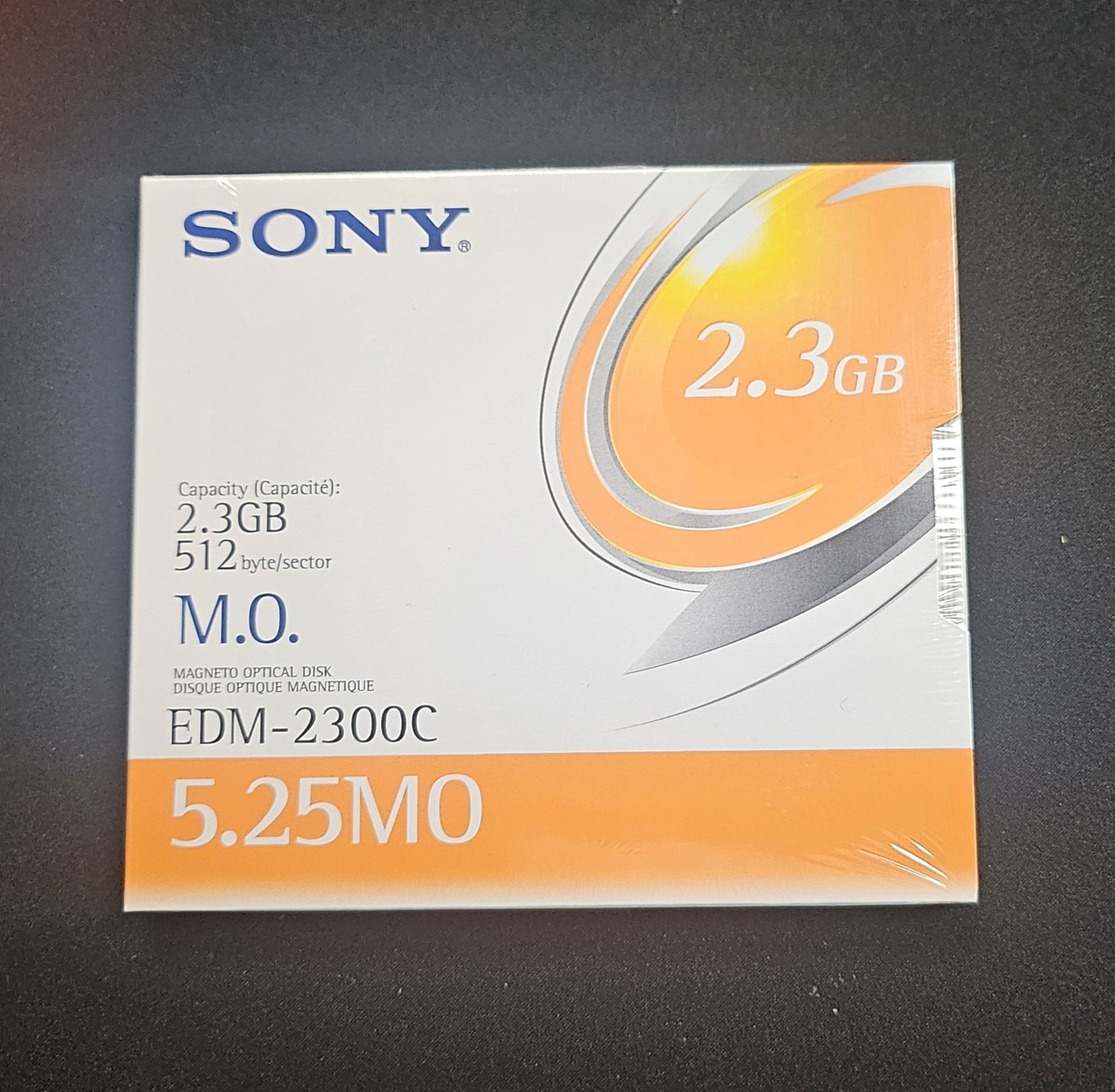 SONY EDM-2300C 2.3GB 512 B/S Magneto Optical Disk