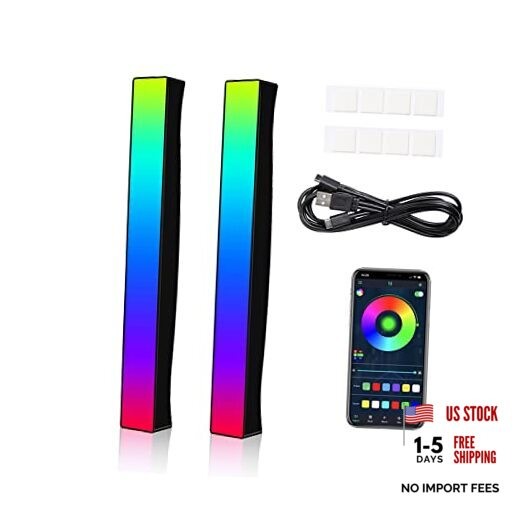 Battery Powered Rhythm Light Bar - RGB Sound Control Pickup Rhythm Lights - APP