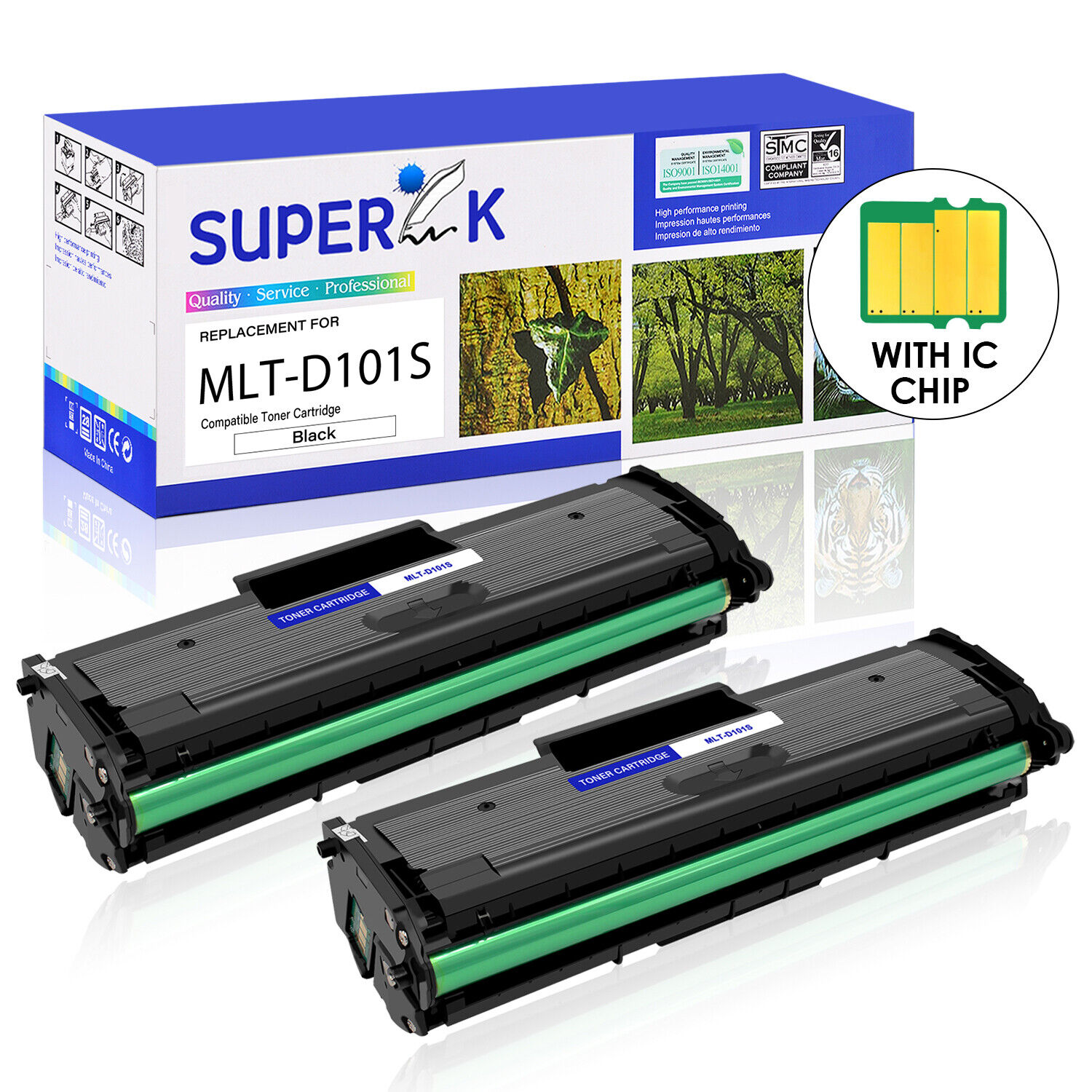 MLT-D101S High Yield Toner Cartridge for Samsung 101S ML-2165W SCX-3405W SF760P
