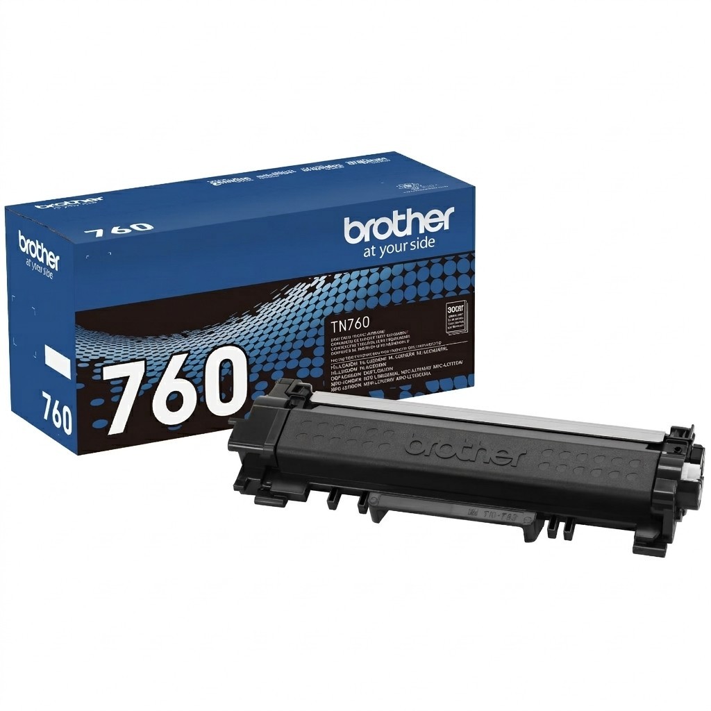 Brother TN-760 Genuine High Yield Black Toner Cartridge HL-L2350DW OEM New