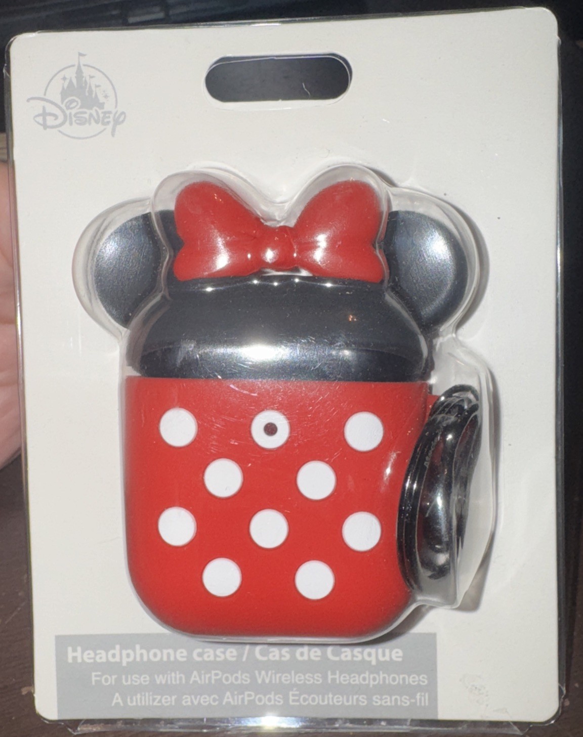 Disney Parks Minnie Mouse Headphone Case for AirPods Wireless Headphones