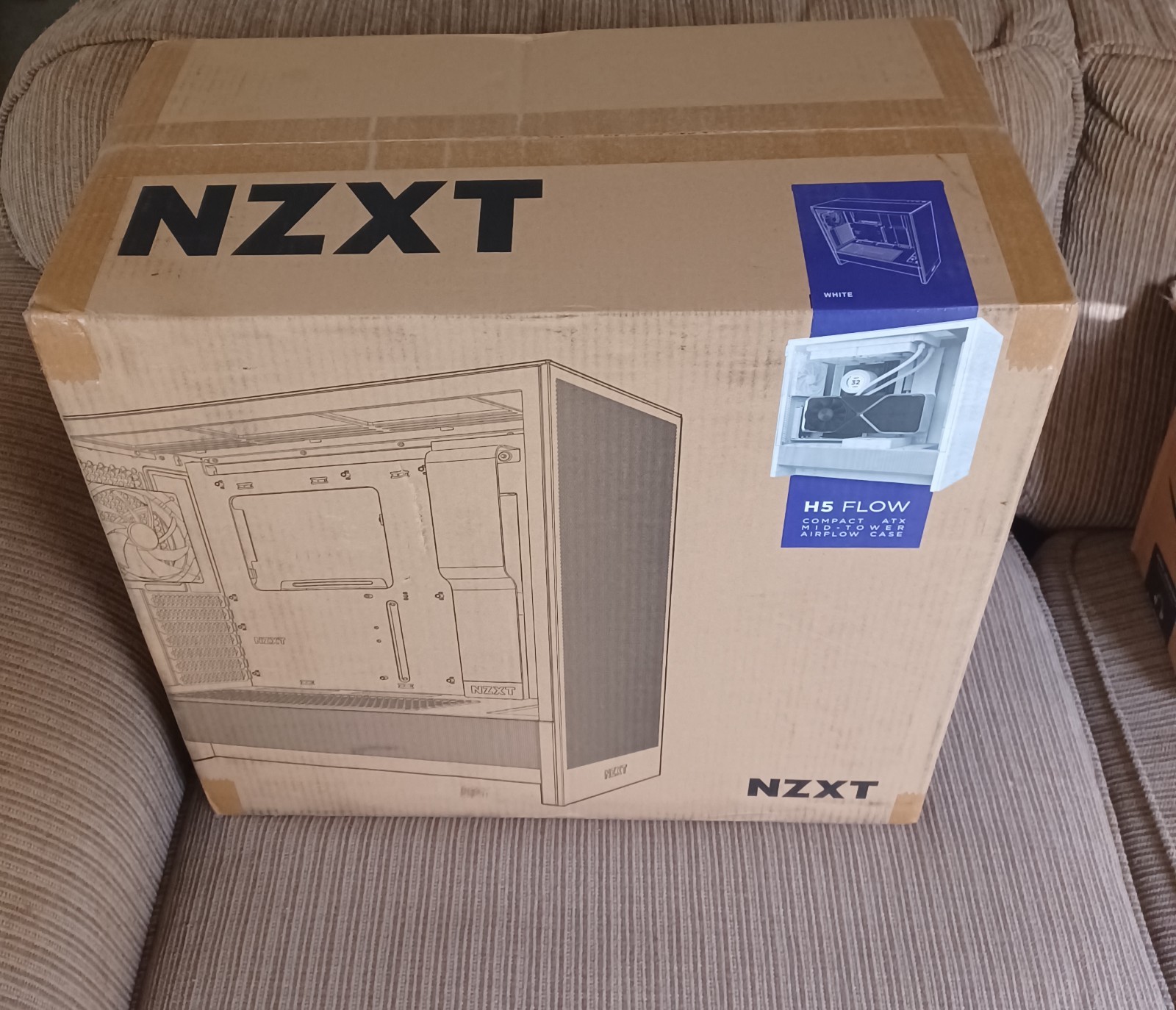 NZXT H5 Flow 2024 (white) - unopened/brand new