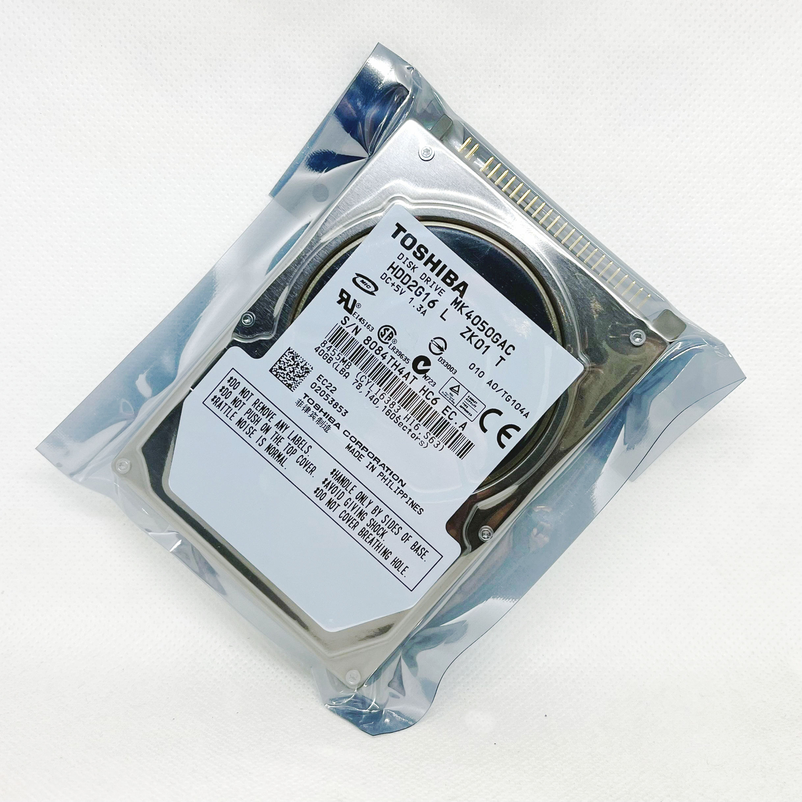 Toshiba MK4050GAC MK6050GAC MK8050GAC Car Wide Temperature Hard Drive