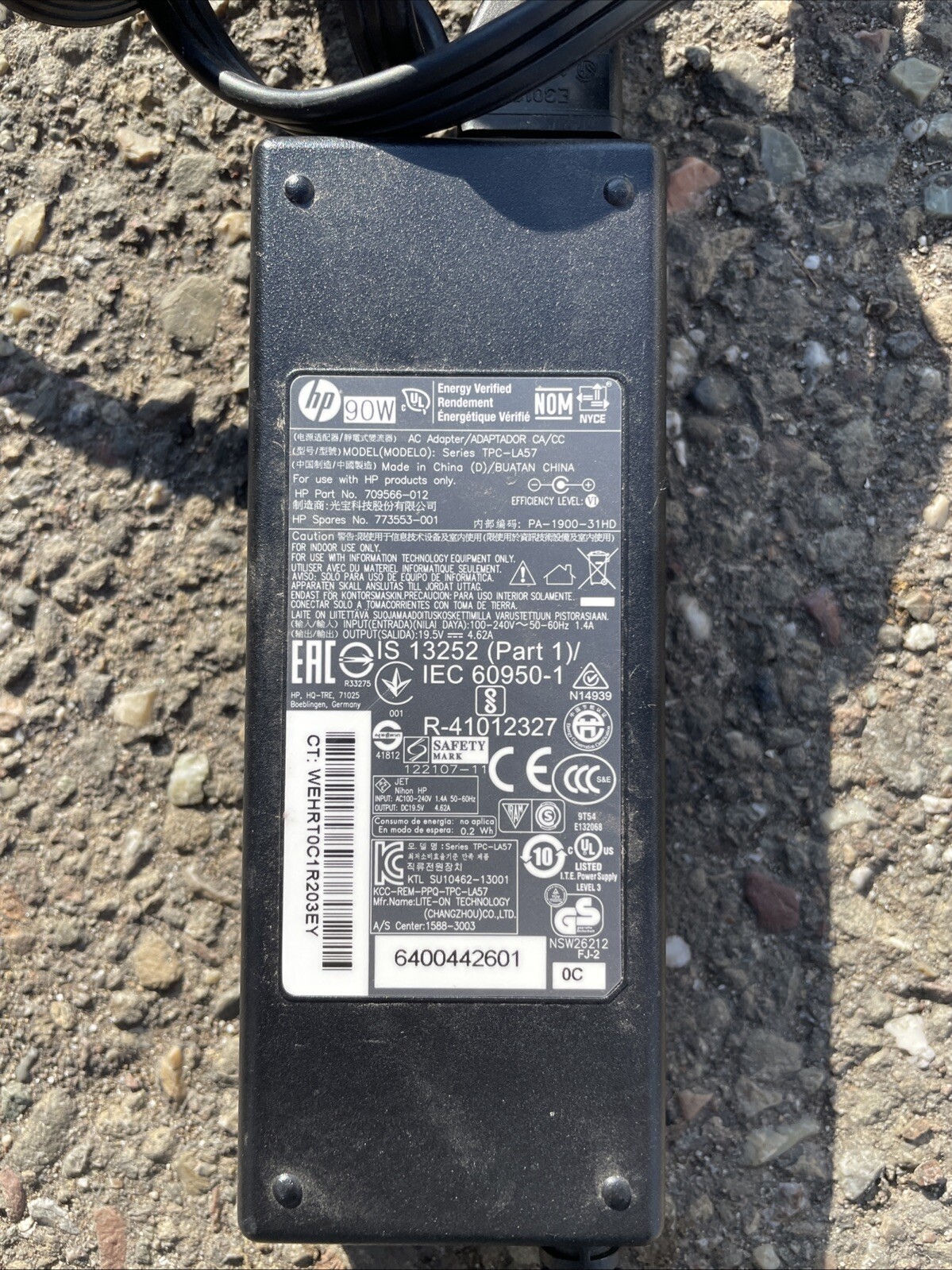 1X HP Laptop 90W EliteDesk Charger AC Adapter Power Supply  19.5V 4.62A