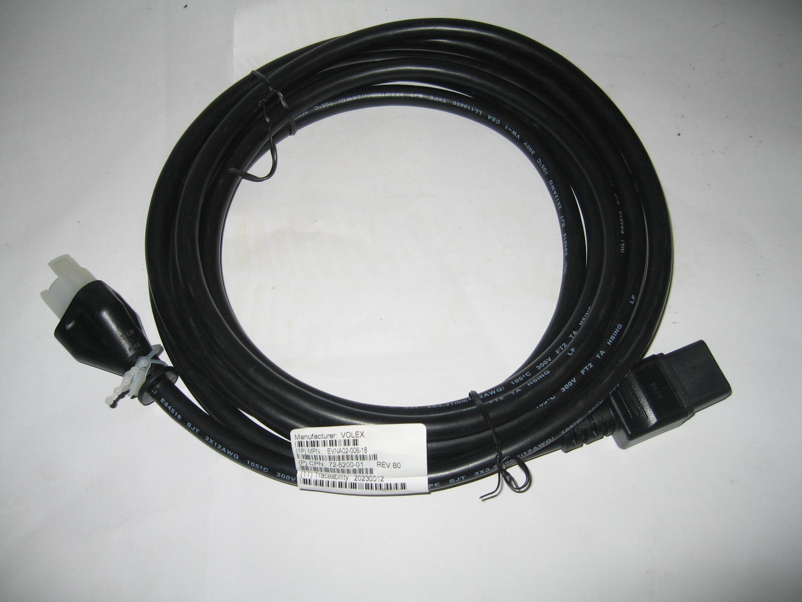 72-5200-01 PWR-CAB-AC-USA 14ft Power for Cisco L6-20P to C21