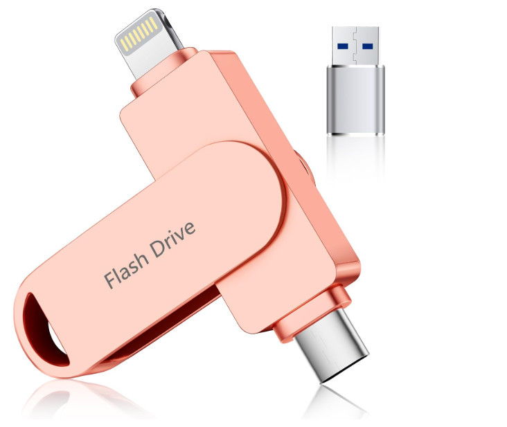 Apple MFi Certified Flash Drive 512GB, Photo Stick for iPhone or external memory