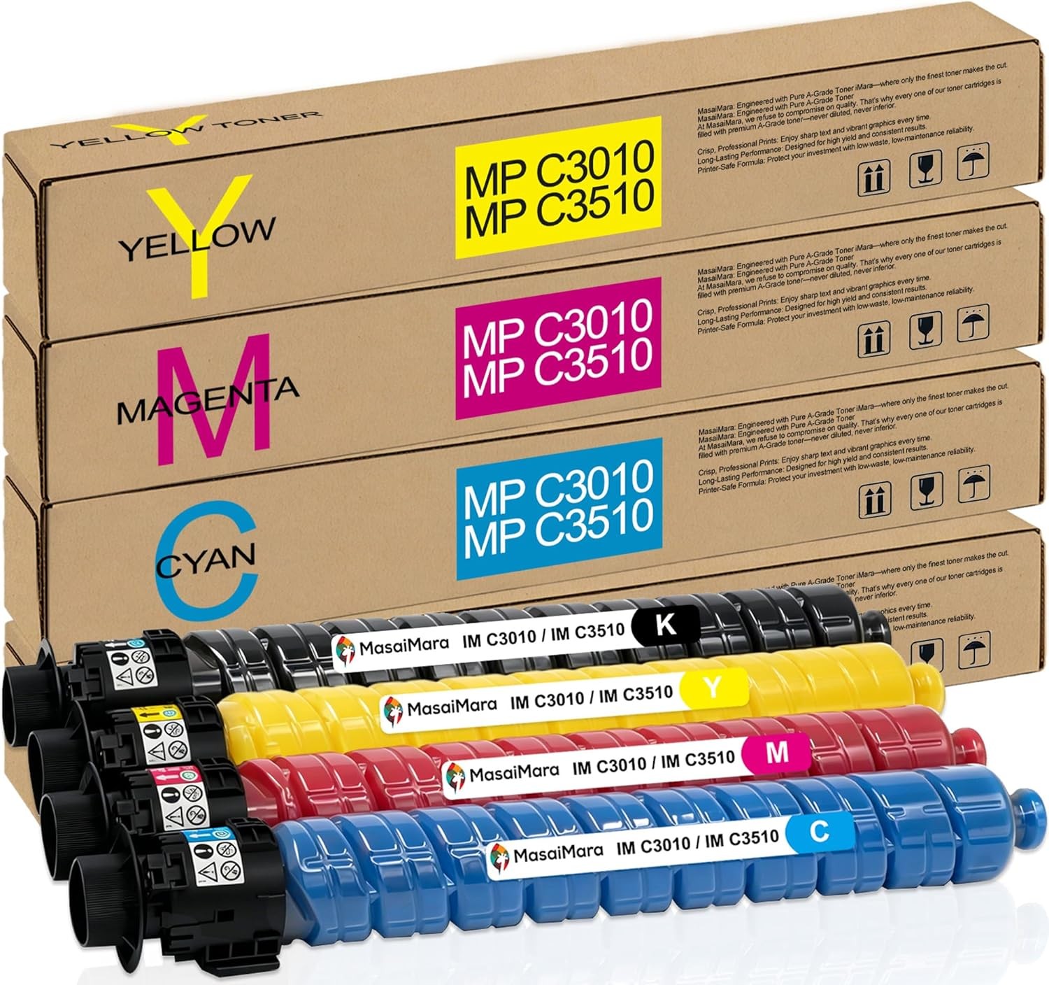 High Yield Toner Cartridge Replacement for Ricoh IM C3010 & IM C3510 Printers