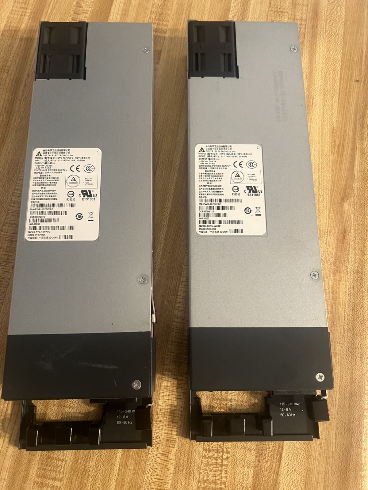 2 Cisco Meraki 1025W Power Supply MS250-24P MS250-48FP MS350-24X MS350-48FP MS35